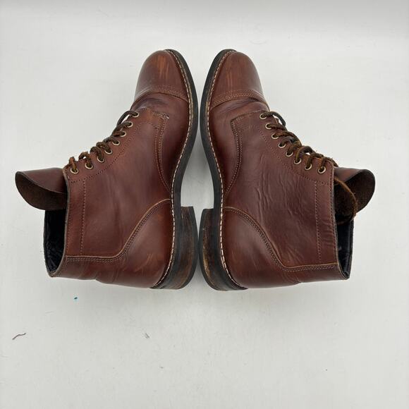 Thursday Boot Company Captain Brown Leather Lace Up Boots Men\'s 11 D main image 5